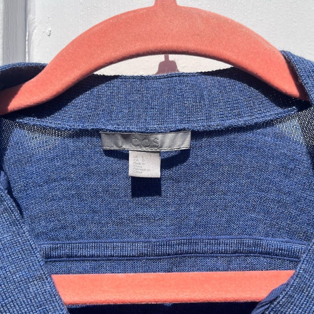 COS Oversized Wool Cardigan Sweater - Picture 3 of 6